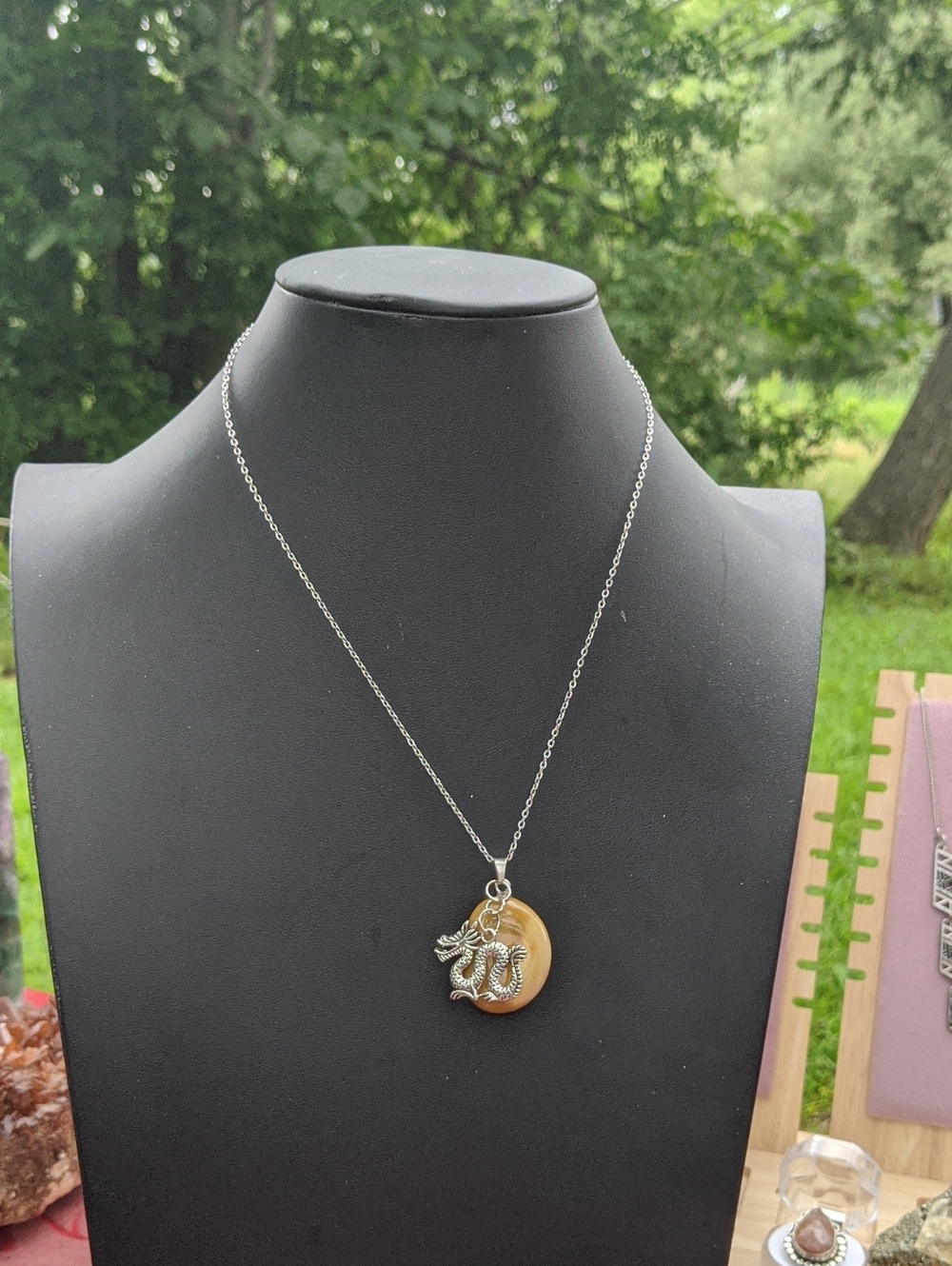 Dragon Mookaite pendant - Picture 3 of 3